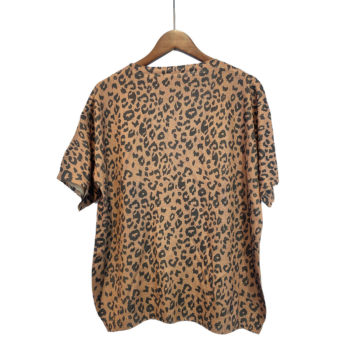 Loose Leopard Print Casual Women's Top