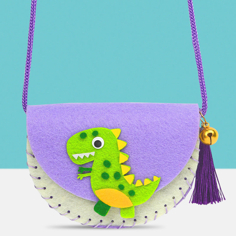 Cartoon Non-woven Bag Kindergarten Paste Material Package Educational Toys