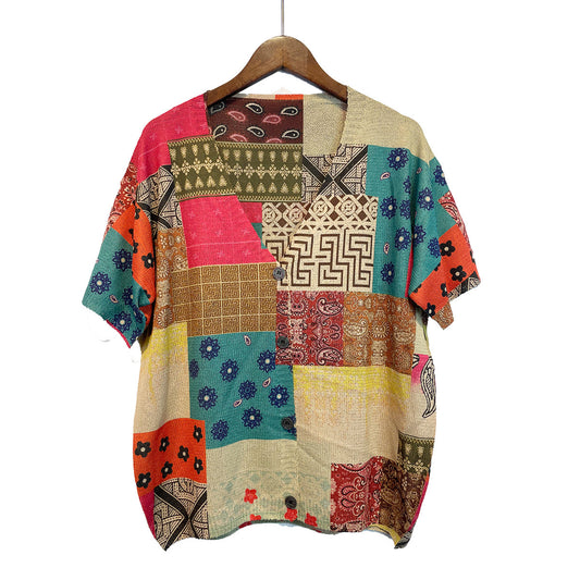 Loose Leopard Print Casual Women's Top